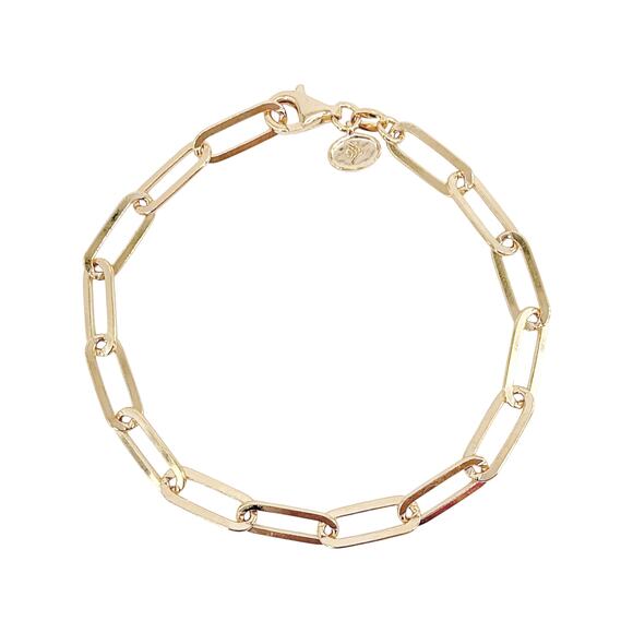 SILPADA Golden Oval Bracelet in 14K Gold Plated - Picture 5 of 9